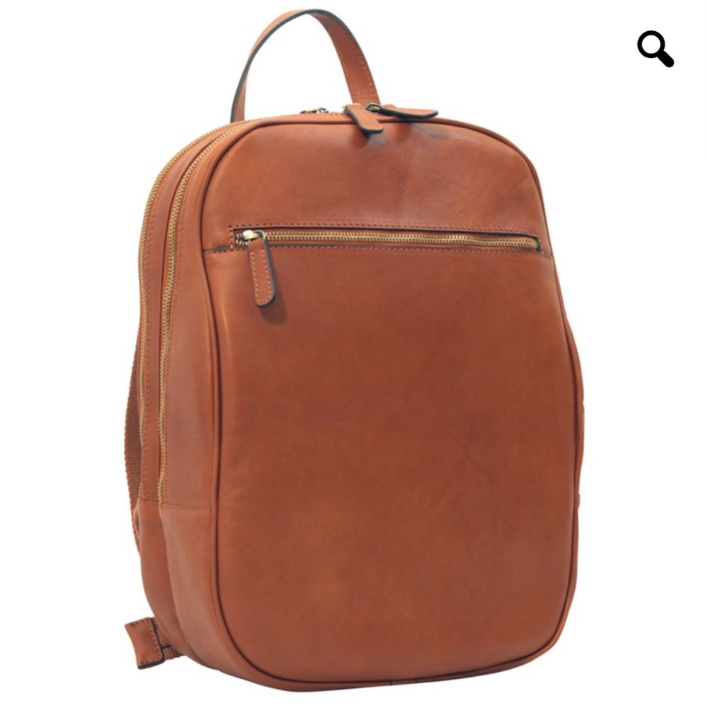 Brown Leather Backpack - image 5